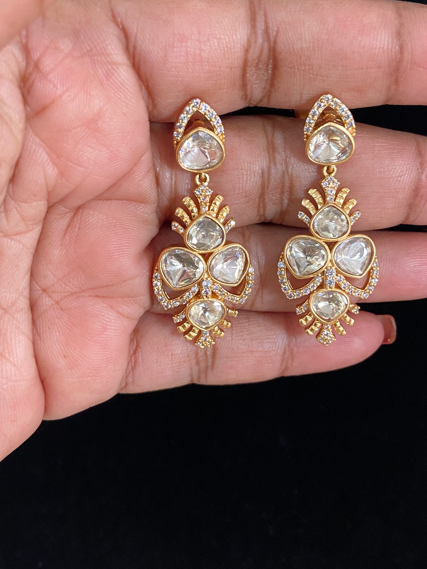 Moissanite Earrings | Indian Jewelry in USA