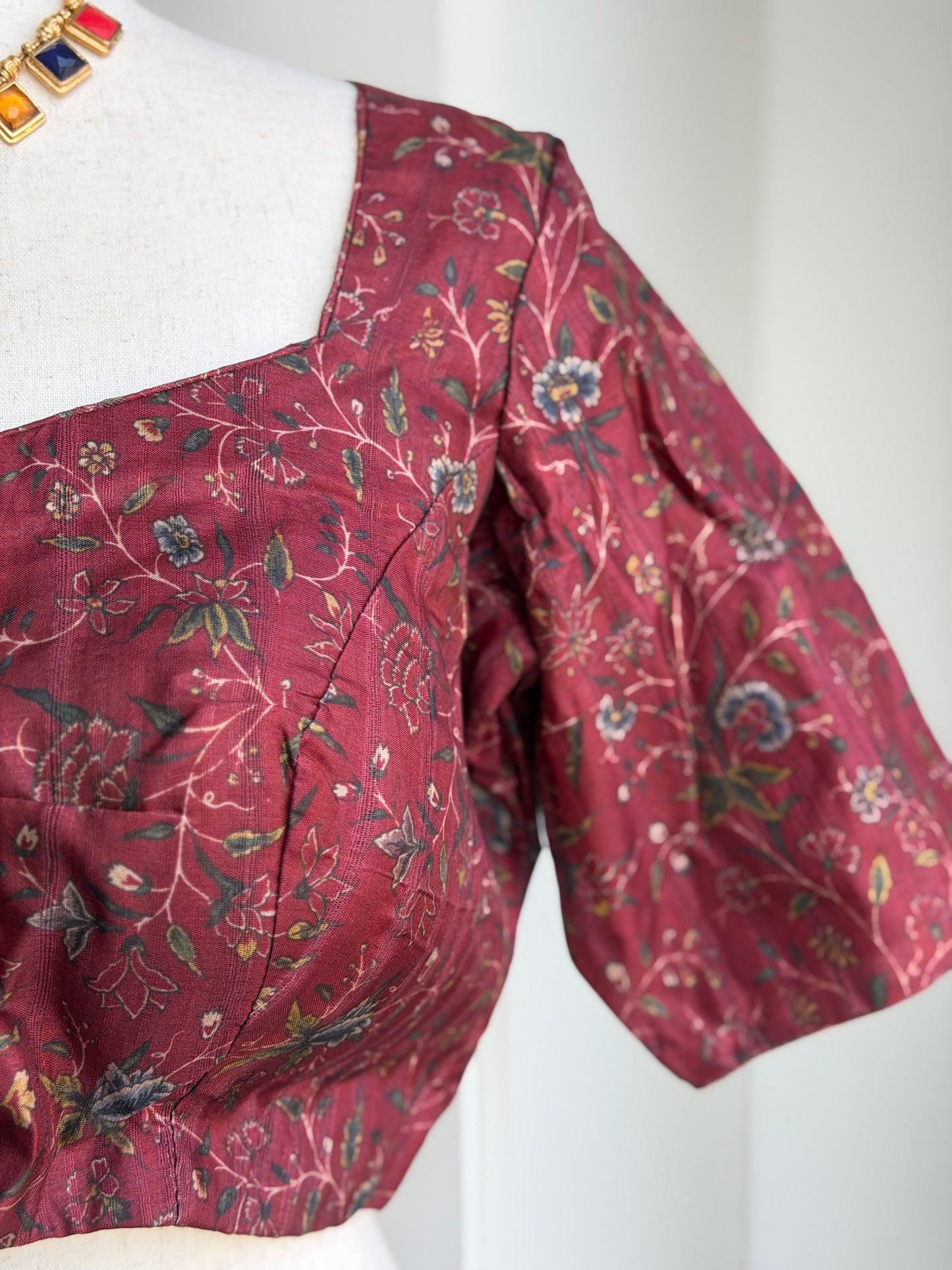 Semi Tussar Blouse | Saree blouses in USA