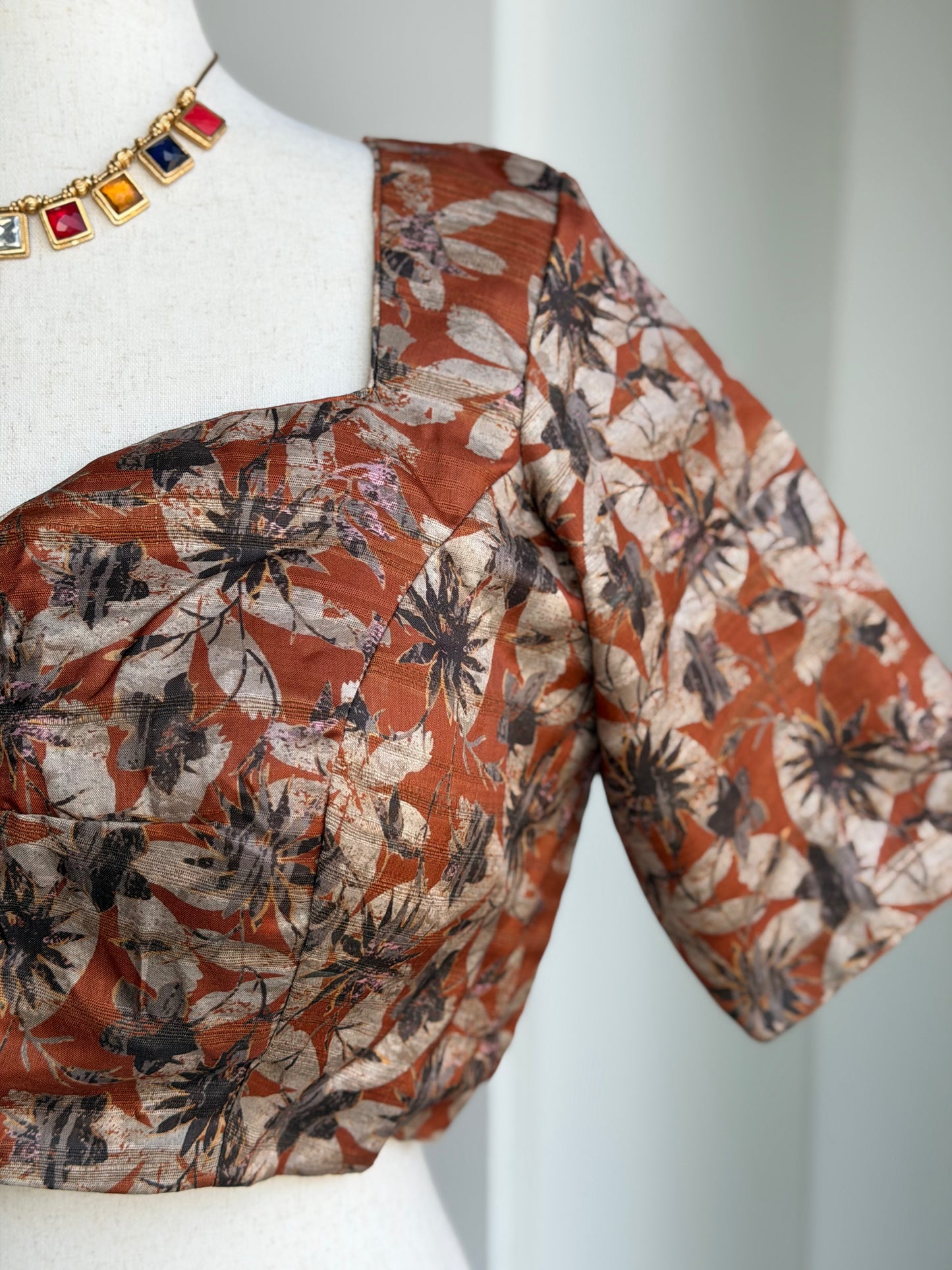 Semi Tussar Blouse | Saree blouses in USA