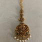 Antique Peacock Maang Tikka | Traditional Temple Maang Tikka