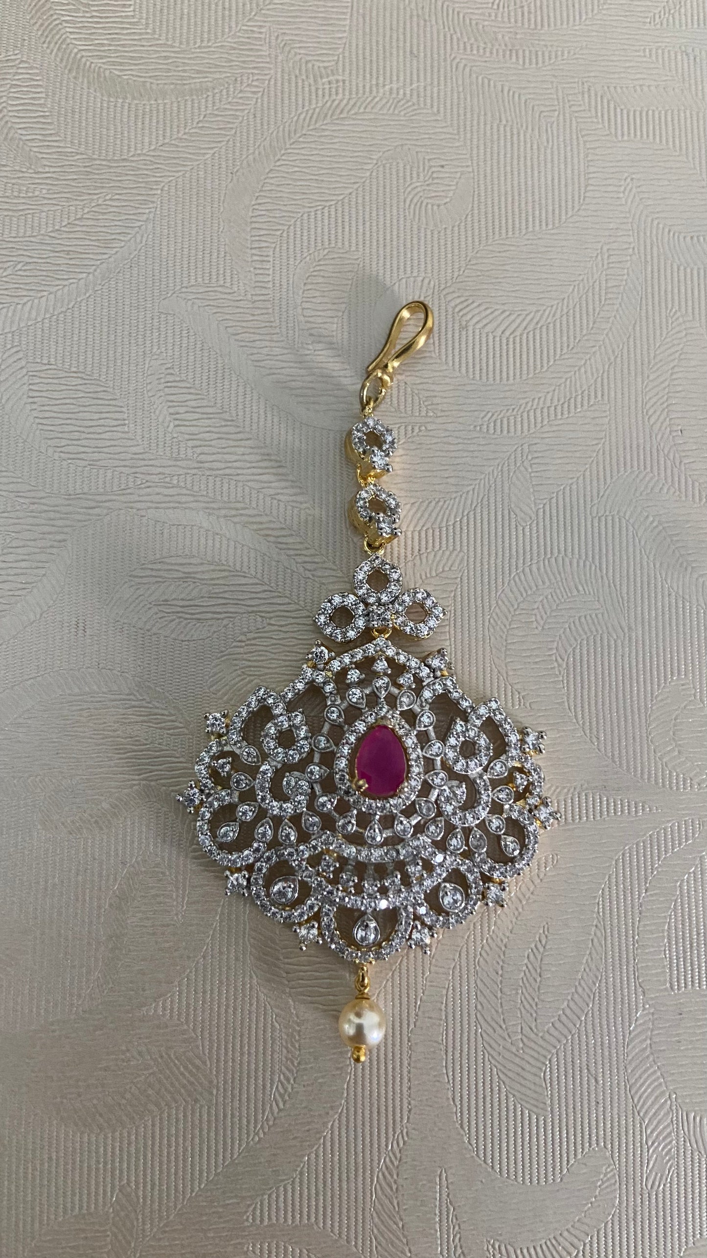 AD Maang Tikka | Indian jewelry in USA | Gift Idea