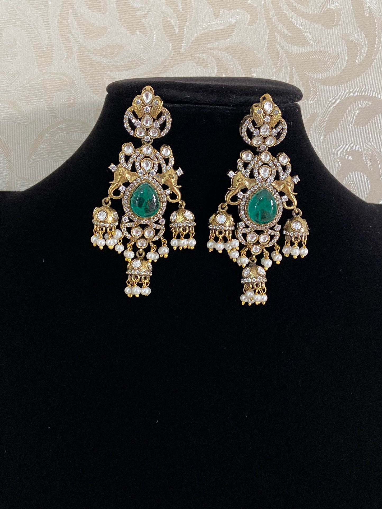 AD Polki Earrings | Indian Jewelry In USA | Gift Idea