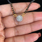 AD Simpel Mangalasutra With Studs | Black Beads Necklace