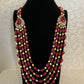 Groom necklace | Long side pendants necklace | Indian jewelry in USA
