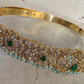 Ad Polki Emerald Vaddanam | Bridal Hip Belt | Indian Jewelry In USA | Bridal Jewelry