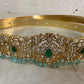Ad Polki Emerald Vaddanam | Bridal Hip Belt | Indian Jewelry In USA | Bridal Jewelry