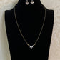 AD Pendant Mangalsutra | Black Beads Necklace