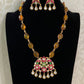 Natural stones Fusion Necklace | Indian Necklace | Gift idea