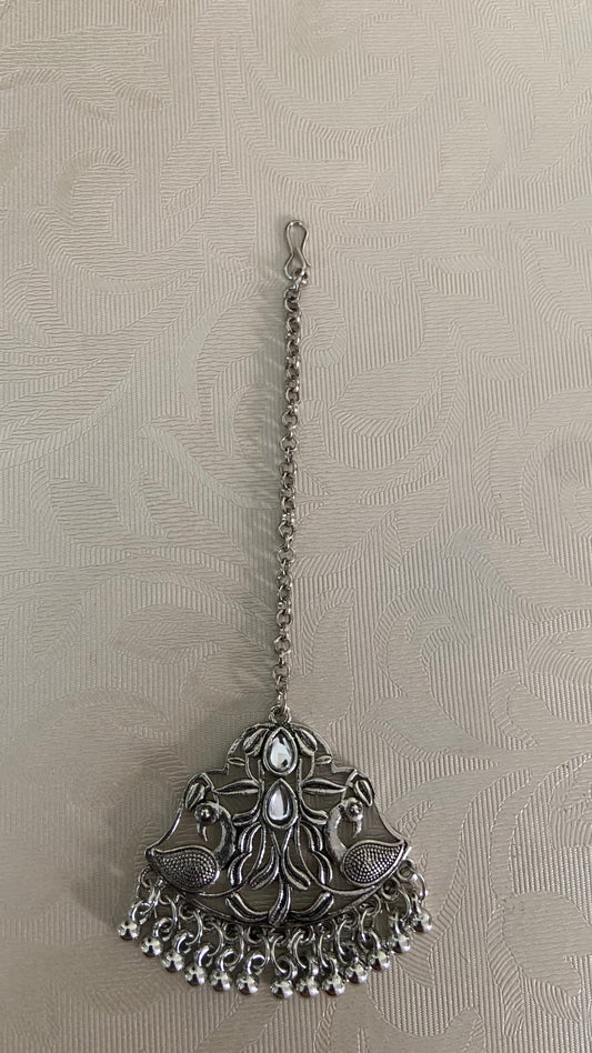 Oxidised Maang Tikka | indian Triditional Jewelry