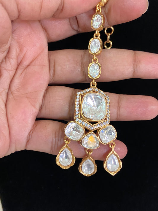 Moissanite Maang tikka | Indian jewelry in USA