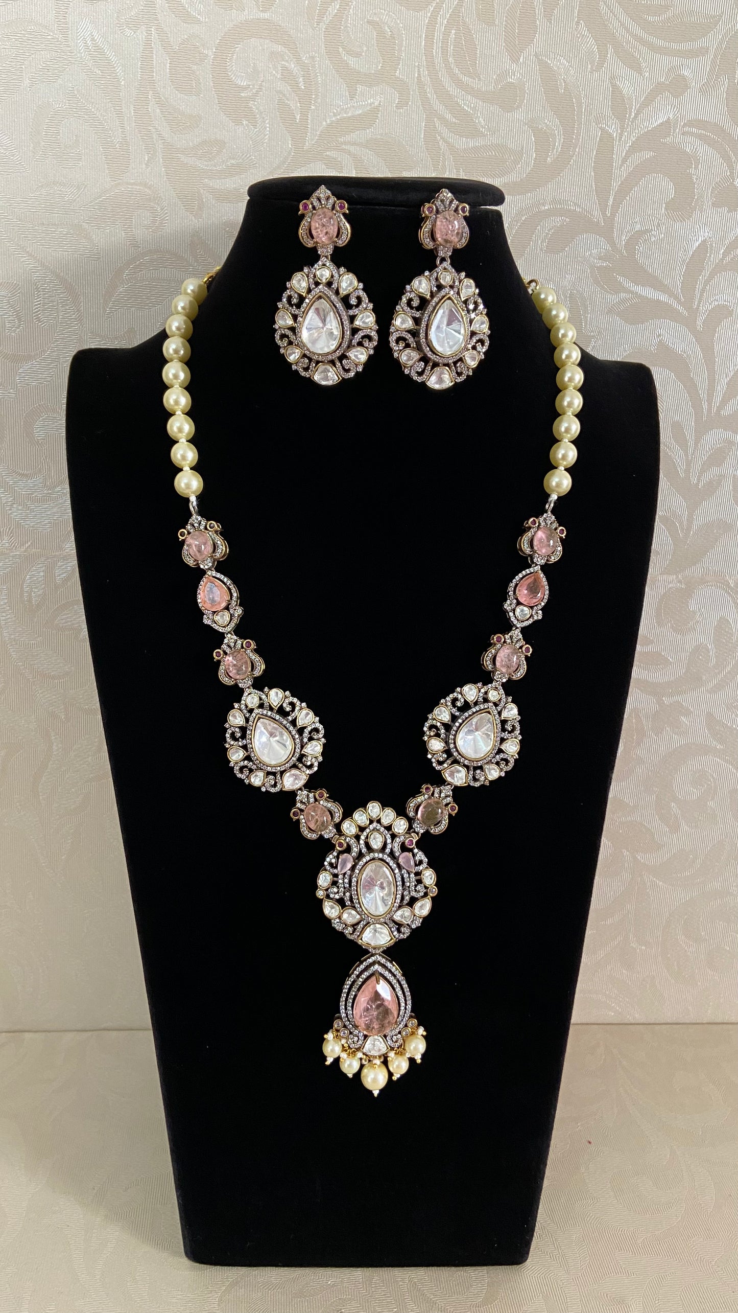 Exclusive Polki Kundan Necklace Set | Indian Jewelry In USA