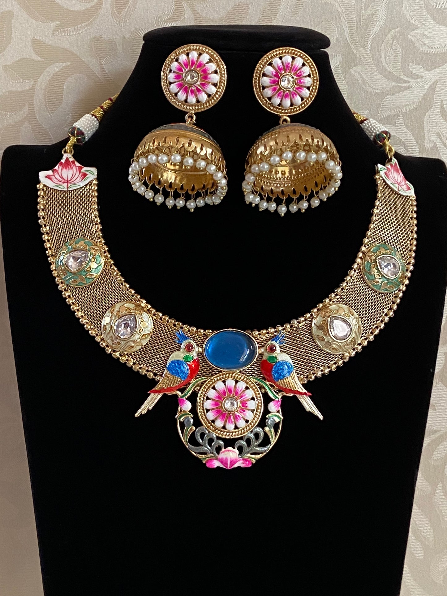 Antique Elegant Meenakari Designer Necklace