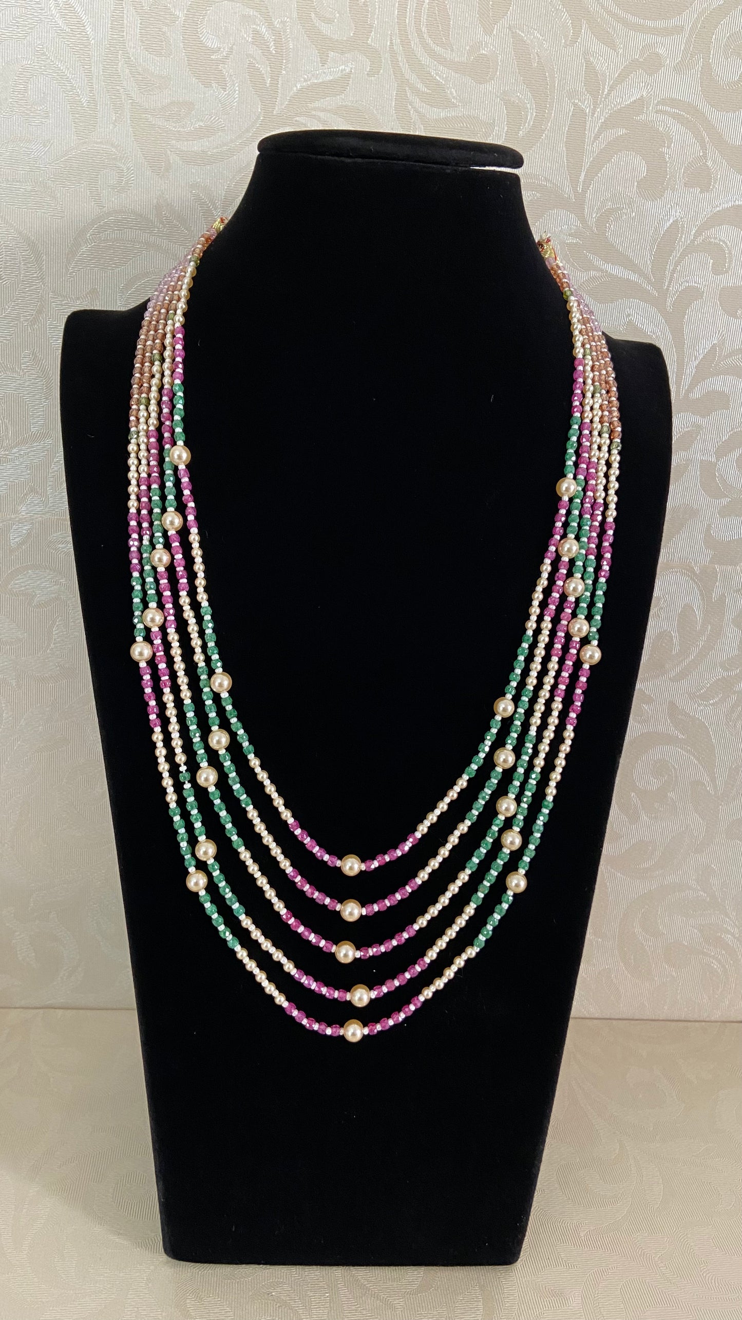 Pearl & Beads Mala Necklace | Indian Jewelry In USA