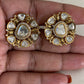 Moissanite Polki Studs | premium earrings