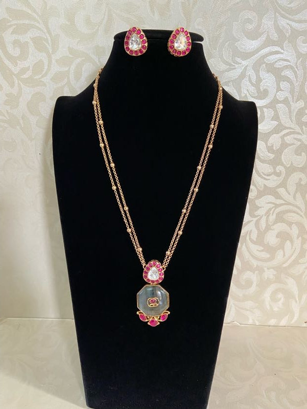 Jadau kundan Fusion Necklace