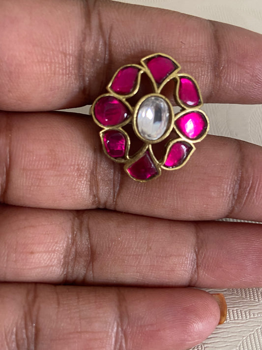 Jadau Kundan Finger Ring | Traditional Finger Ring | Gift Idea