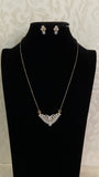 AD Pendant Black Beads Necklace | AD Traditional  Mangalsutra