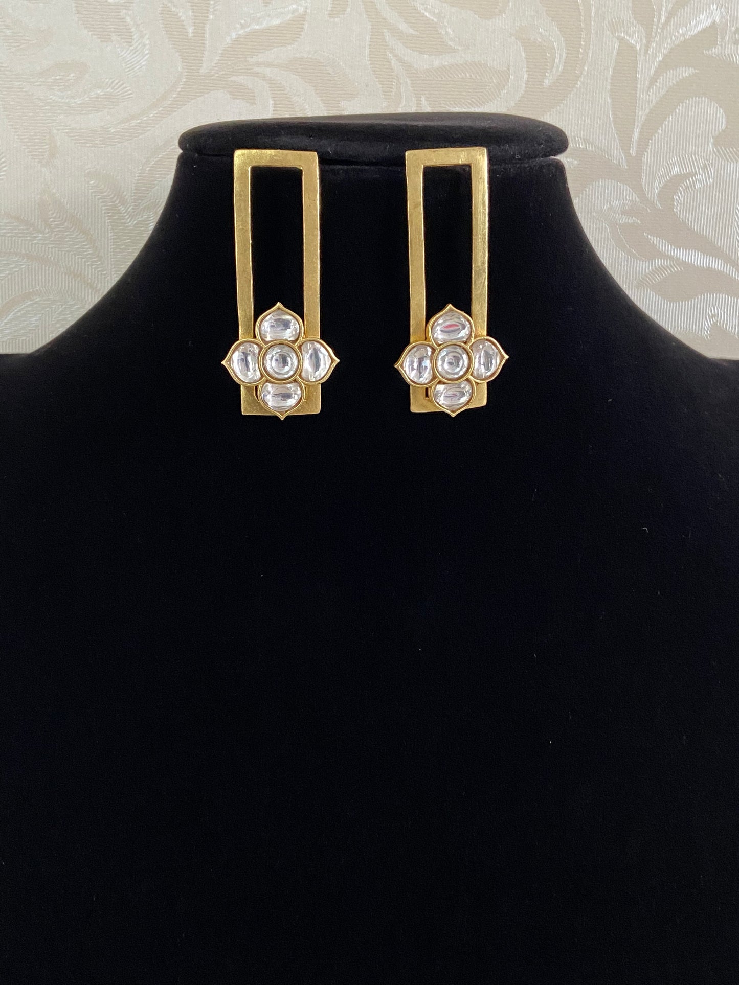 Contemporary Polki Earrings | Latest Indian Jewelry