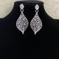 AD Rhodium Earrings | indian Earrings | Gift Idea
