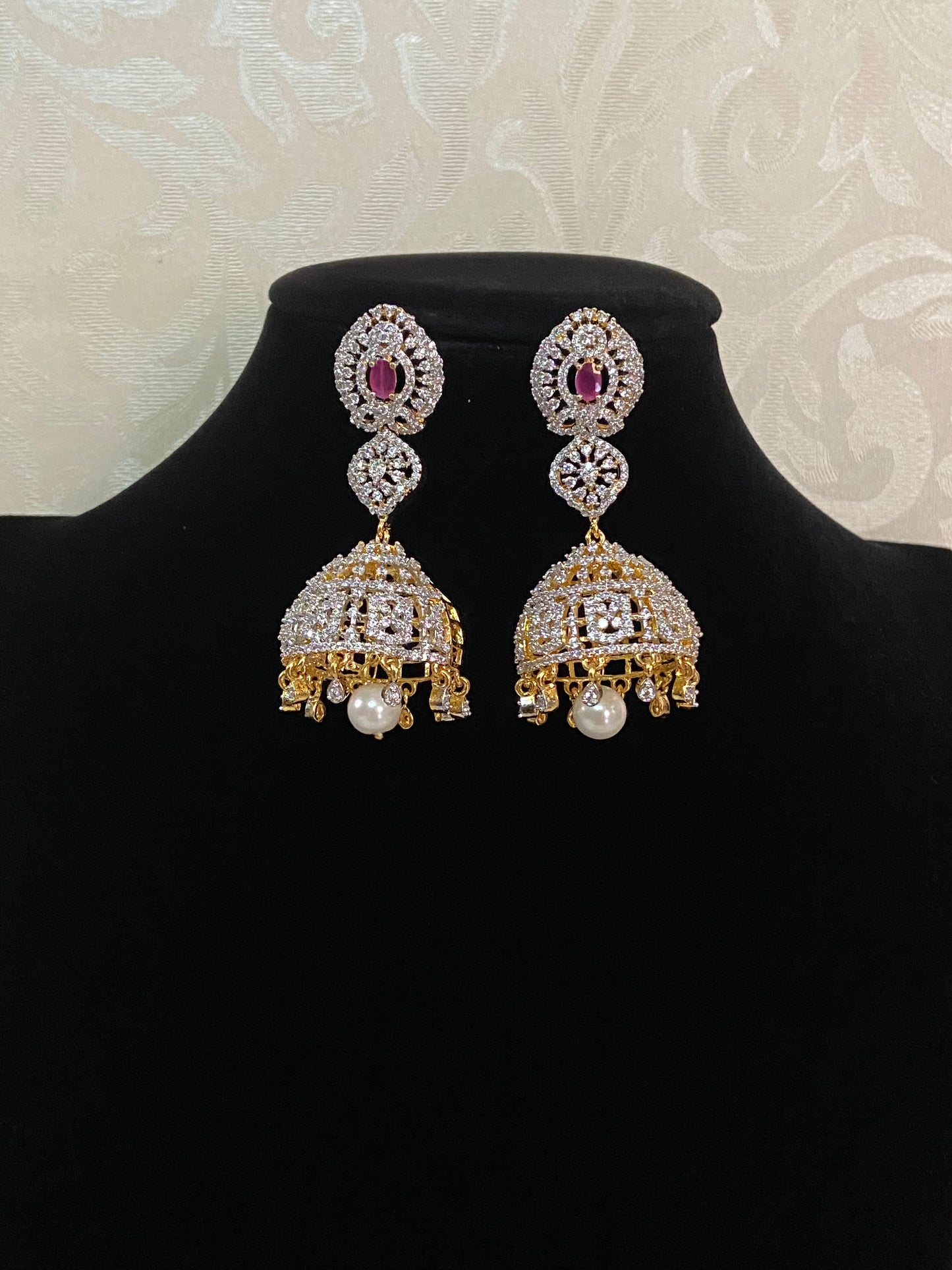 AD Jumki Earrings |  Indian jewelry in USA