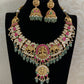 Antique Kundan Temple Necklace Set | Traditional Indian Jewelry