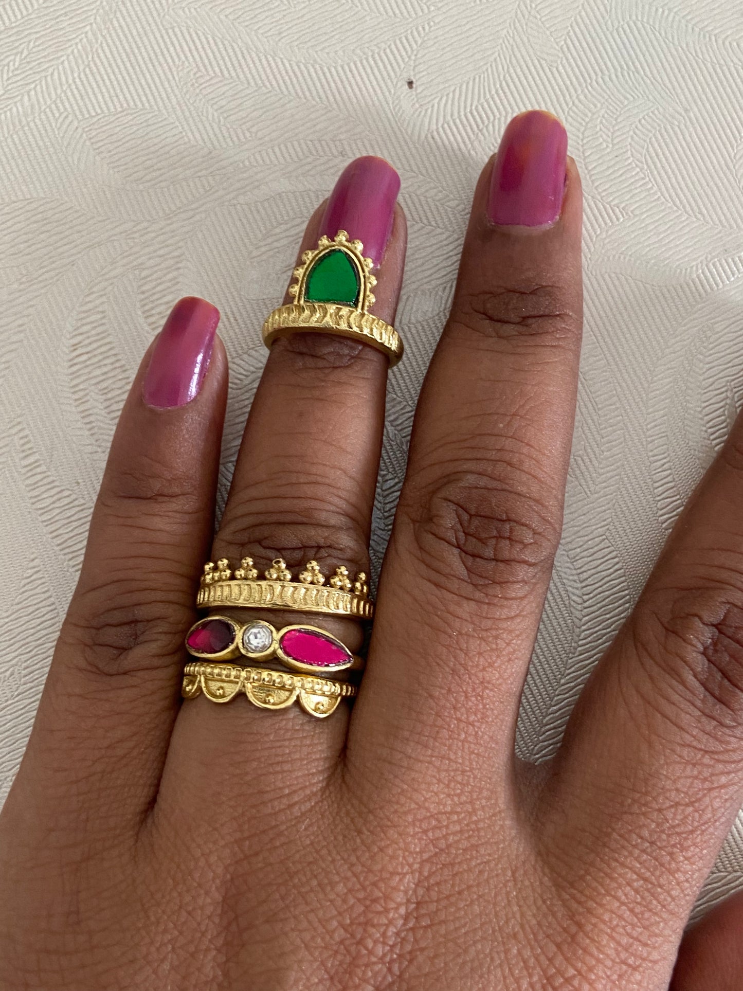 Antique Kundan Adjustble Finger Ring | Latest Indian Jewelry In USA