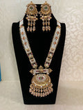 Antique Pendant pearl Long Necklace | Indian jewelry in USA | Traditional jewelry