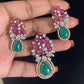 CZ Antique Pendant Set | Indian Jewelry In USA