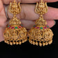 Antique Temple Jumki Earrings | Traditional Lakshmi Earrings
