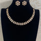 Moissanite Kundan Necklace With Studs | Indian Jewelry In USA
