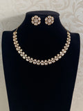 Moissanite Kundan Necklace With Studs | Indian Jewelry In USA