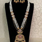 Antique pendant Long Pearl Necklace