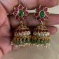 Kundan Jumkis | Antique Kundan Earrings