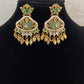 Semi Precious Fusion Kundan Earrings | Latest Jewelry
