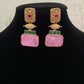 Pink Doublet Earrings