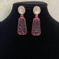Carved Stone Kundan Earrings | Indian Jewelry In USA