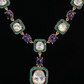 Moissanites AD Necklace With Earrings