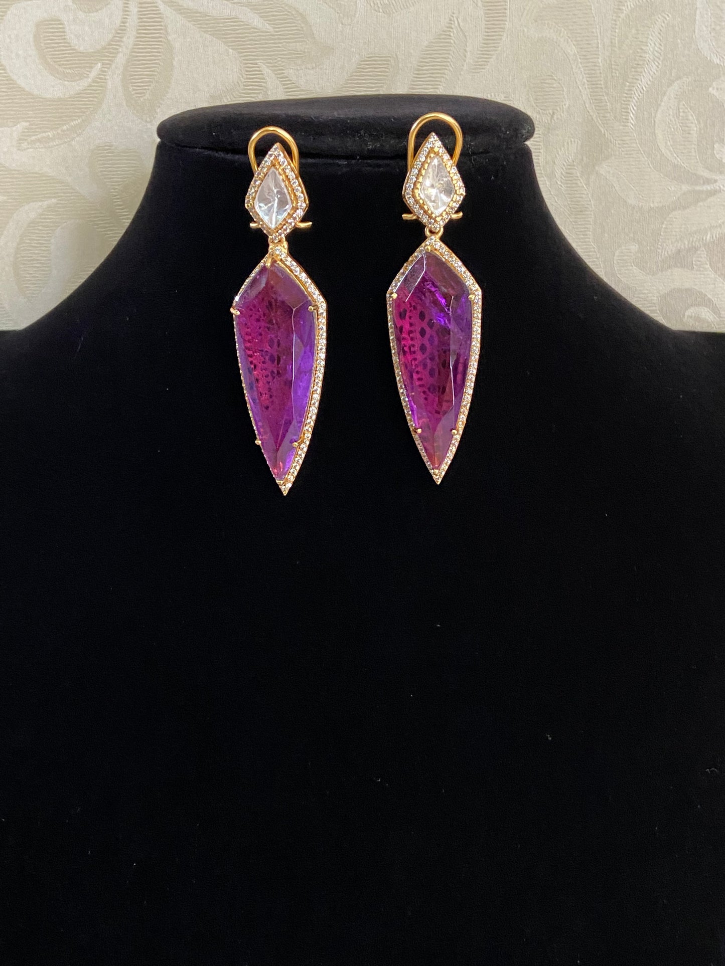 Elegant AD Earrings | Indian Earrings In USA