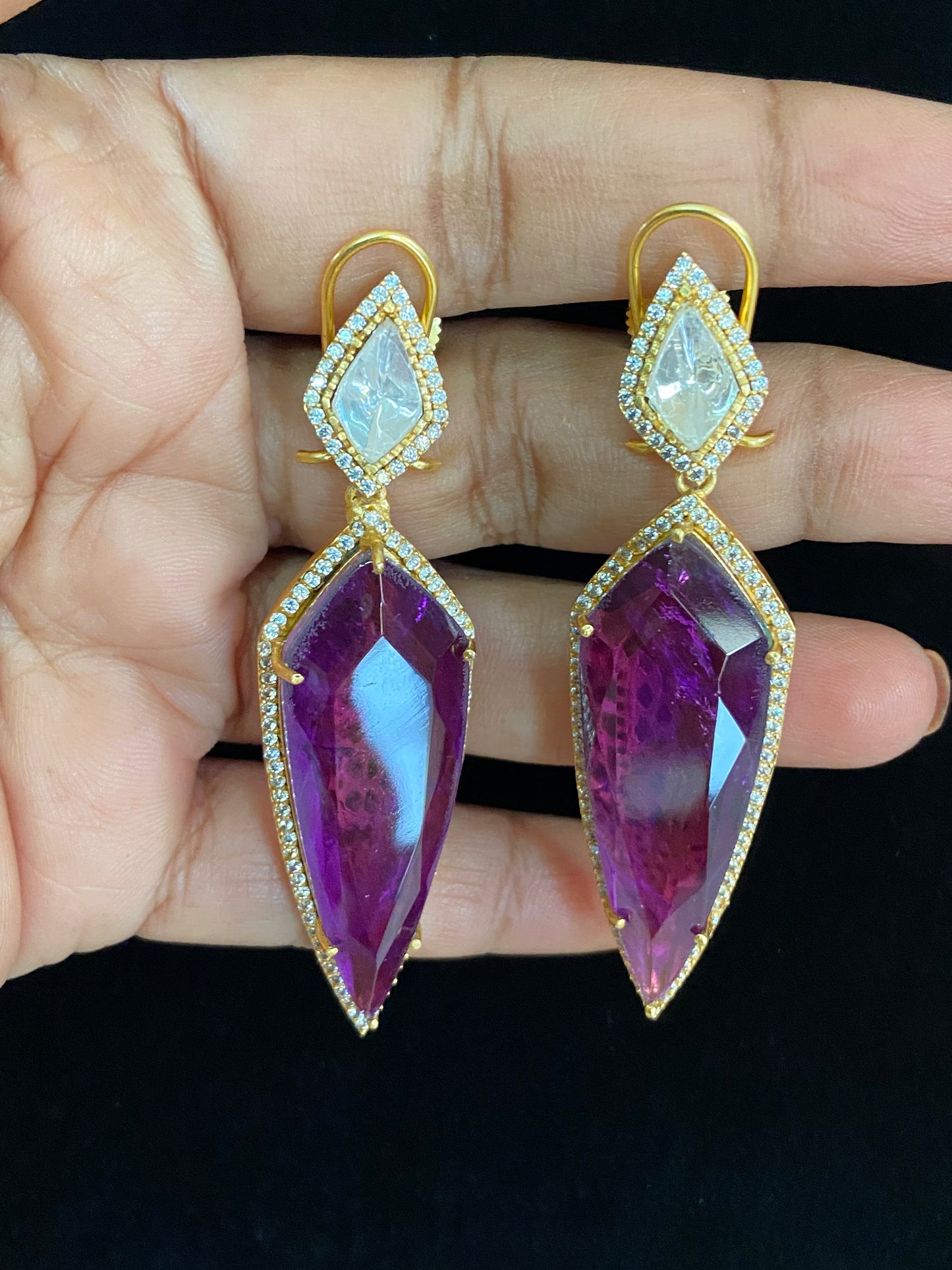 Elegant AD Earrings | Indian Earrings In USA