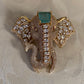 AD Elephant Brooch Pin |  Indian Jewelry In USA