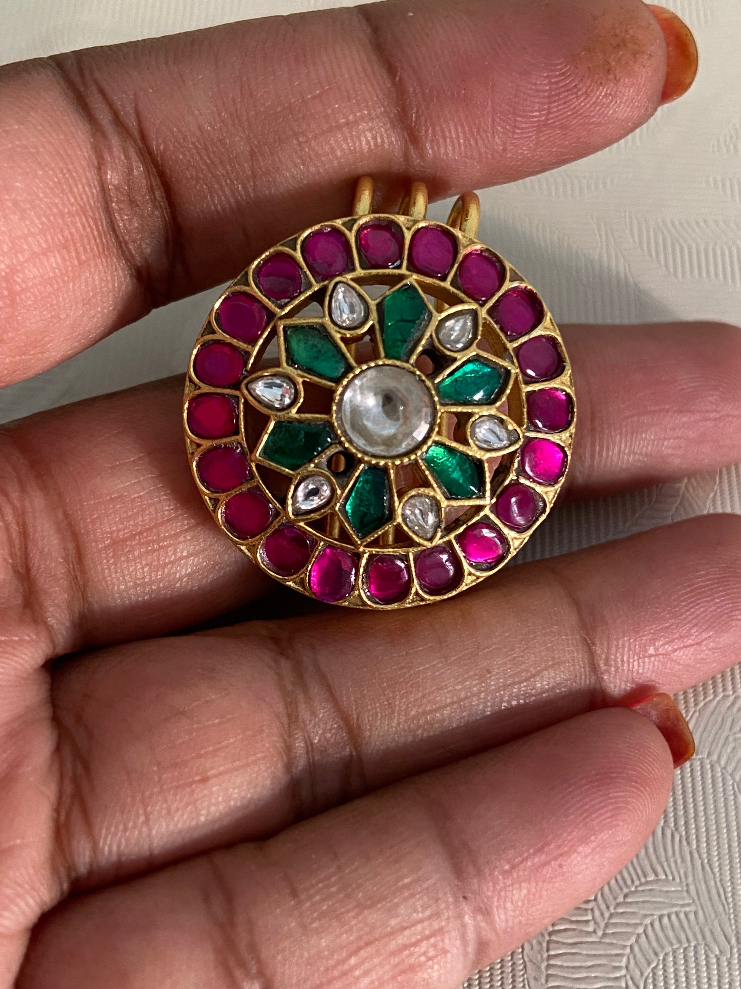 Jadau Kundan Surya Chandra | Hair accessories | indian Traditional Jewelry
