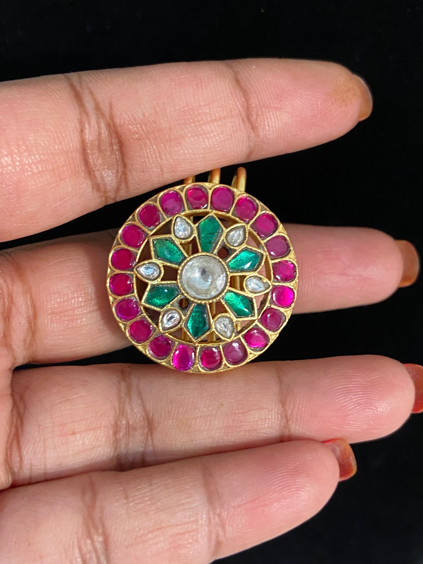 Jadau Kundan Surya Chandra | Hair accessories | indian Traditional Jewelry