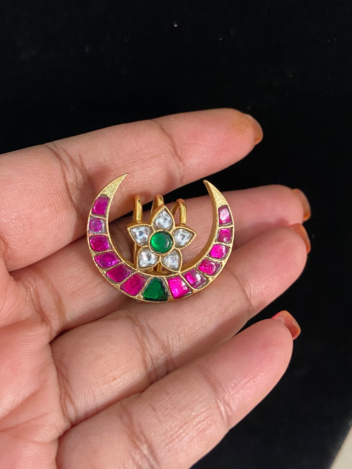 Jadau Kundan Surya Chandra | Hair accessories | indian Traditional Jewelry