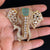 AD Elephant Brooch Pin |  Indian Jewelry In USA