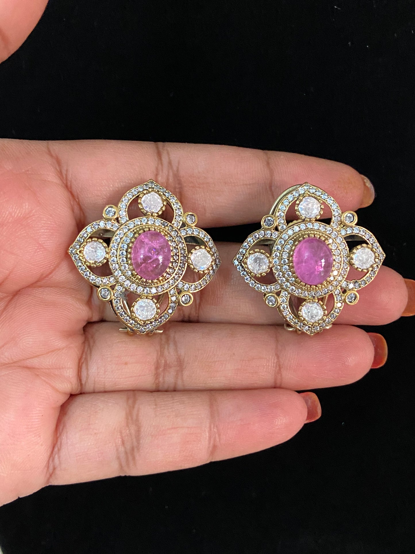 Victorian AD Studs | Indian Jewelry In USA