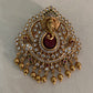 CZ Ganesh Pendant | Traditional Indian Jewelry