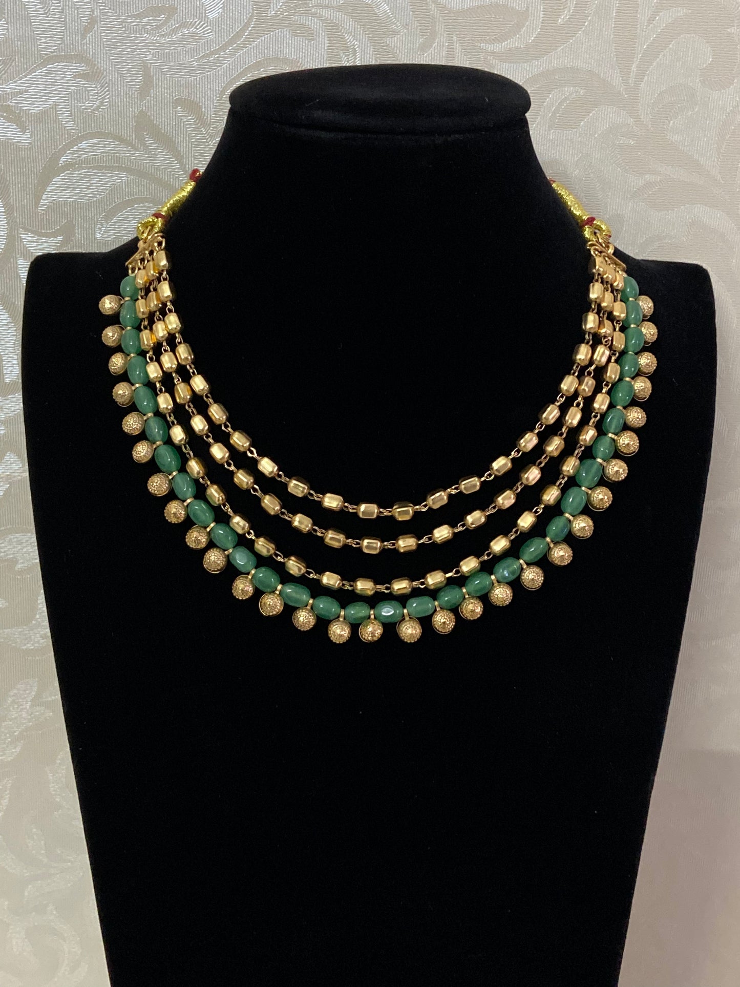 Antique & Beads Mala Necklace | Indian Traditional Necklace