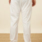 Cream Pajama Pant | Pencil Pajama Pant | White Pajama Pant