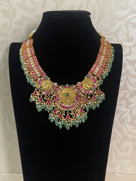 Jadau kundan necklace | Bridal jewelry | Indian jewelry in USA