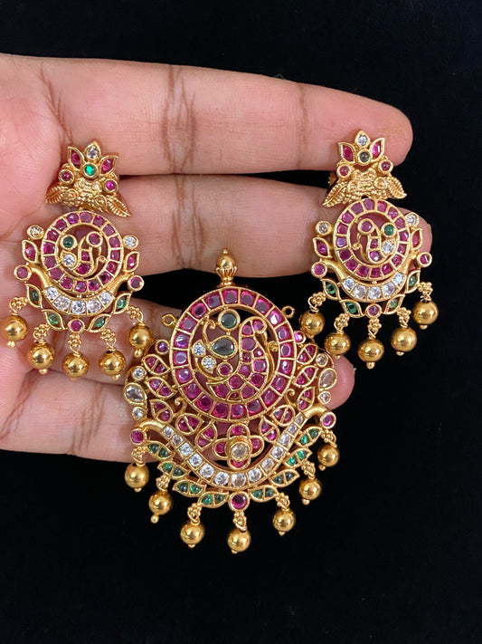 Antique Kemp Pendant Set | Indian Jewelry In USA